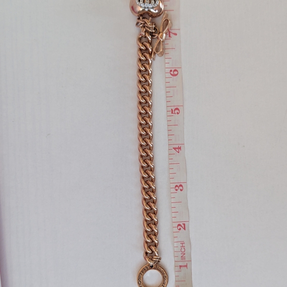 Juicy Couture Gold Bracelet with Heart Charm - Picture 5 of 8